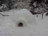 Day two, January 3rd - fresh snow on the ground! 