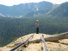 The old ore cart tracks. 