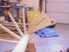 Beginning to put the staircase together. 