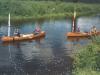 Cool looking wooden canoes. This is where Charlie got inspired to make wooden canoes. 