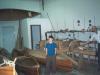 We stopped by this guy's place on the way home to get some ideas about building wooden canoes. 