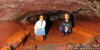 Christina and James in Lake Cave. 
