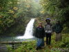 Christina, James, and Suzanne at Kalama Falls. 