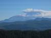 When we first got up to Davis Peak, the mountain was still spewing a little bit. 