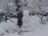 Hmmm, we seem to be getting a lot of snow. Suzanne even built a snow bear! 