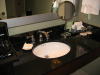 Bathroom sink. 