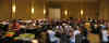 Everyone eating lunch. I guess there are around 150 people here maybe? 