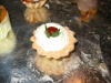 A close-up of one of the desserts. 