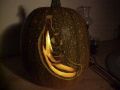 Christina's Banana Pumpkin Carving - Lights On 