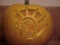 Suzanne's Statue of Liberty Pumpkin Carving - Lights On 