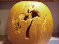 Matthew's Sylvester and Tweety Pumpkin Carving - Lights On 