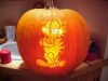 Matthew's Garfield Pumpkin Carving - Lights On 