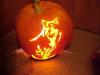 Suzanne's Wolf Pumpkin Carving - Lights On 