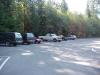 Parking lot - it filled up by the time we came back. 