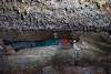 GPS 217 - Collapsing Cave - More lava formations in uphill passage. 