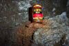 An old battery someone left in the cave. Remember, responsible cavers 'leave nothing but footprints' 