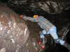 Climbing out towards the entrance. 