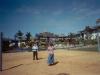 Grandpa and Christina Playing Volleyball - Photo by Matthew 