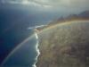 360 Degree Double Rainbow - The weather on this island is different everywhere. On our helicopter tour it was raining part of the time and sunny part of the time. Because we were looking from above, this rainbow made a complete circle underneath the helicopter. It was a double rainbow too! Awesome! - Photo by Matthew 